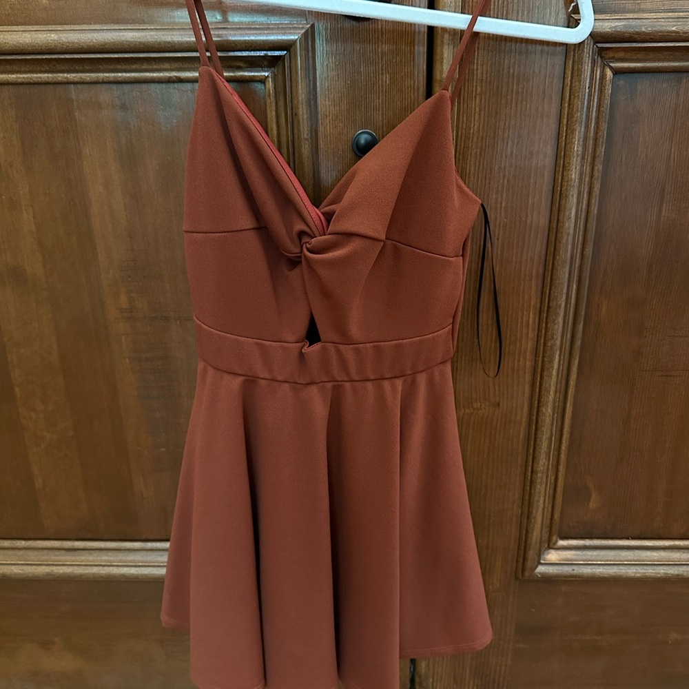 WORN ONCE Elegant Orange Dress